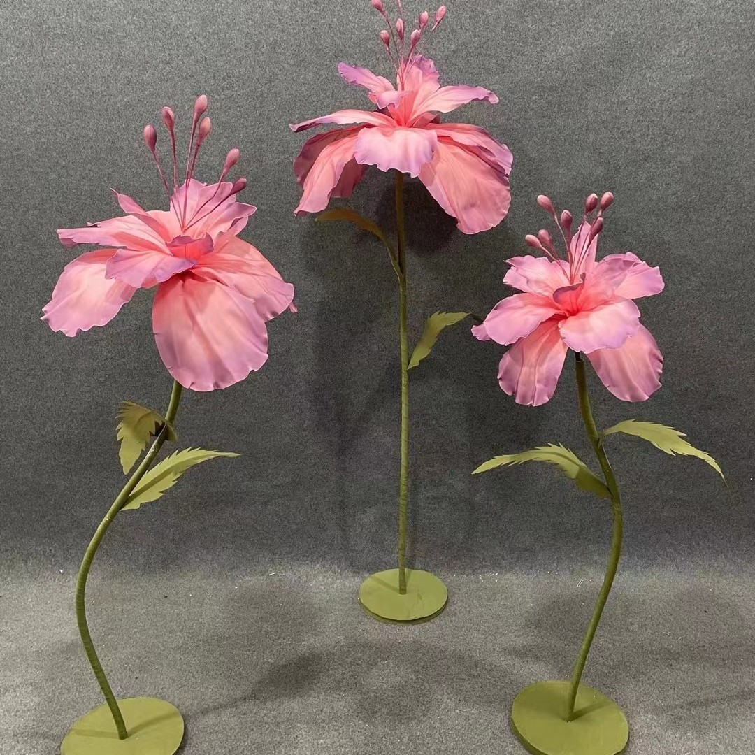 婚庆道具路引花舞台泡沫纸花花头橱窗美陈摄影道具婚礼布置装饰