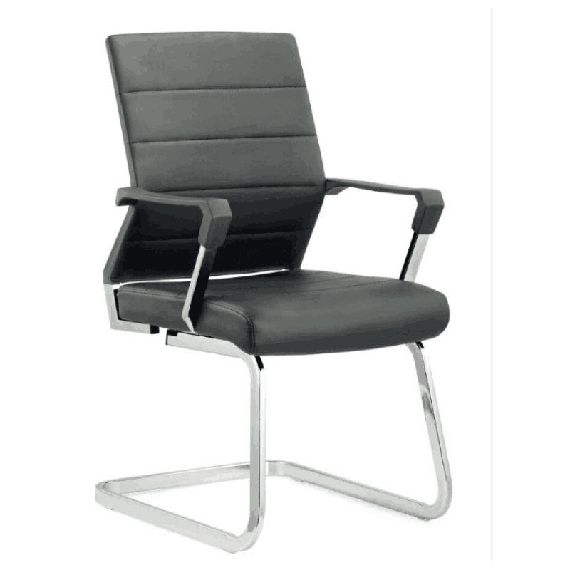 会议椅网布椅办公电脑椅舒适久坐皮质坐椅会议室职员椅固定弓形椅