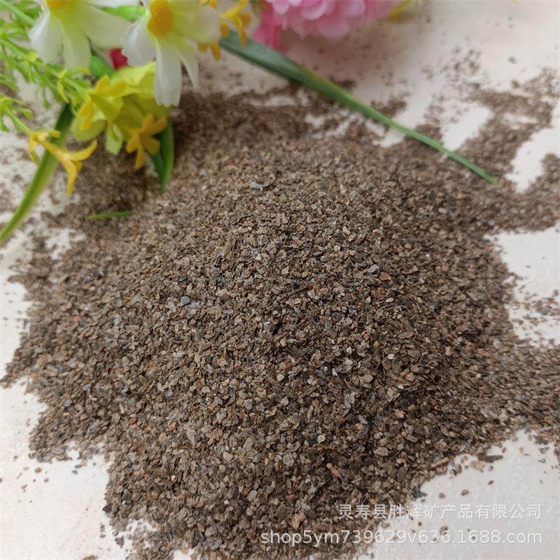 原矿蛭石片保温防火园艺栽培蛭石膨胀蛭石保温材料用生5号生蛭石