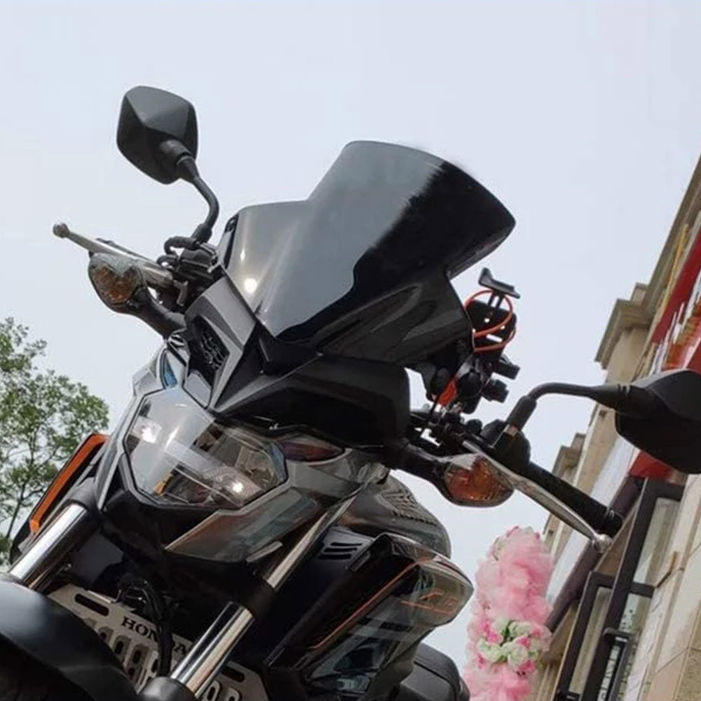 热销适用hondacb650f2014-2017改装导流前挡风玻璃专用罩挡风镜配