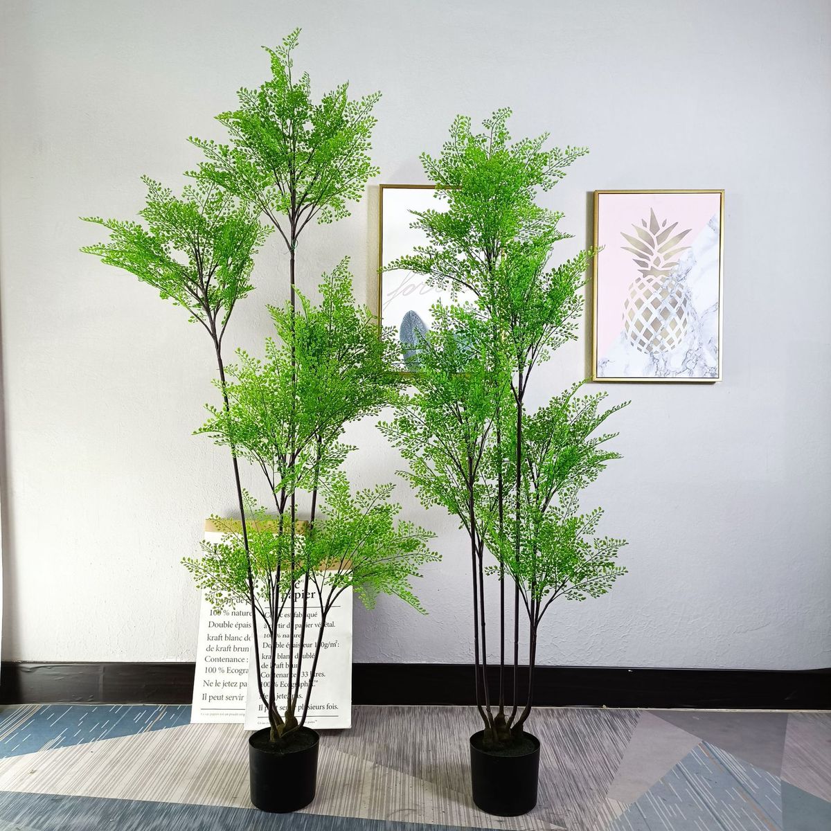 北欧仿真植物波斯蕨凤尾蕨马尾蕨造景假绿植室内客厅落地装饰盆栽