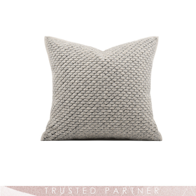 现代中式侘寂风格沙发抱套沙发抱枕样板间枕主卧室床上靠包日式