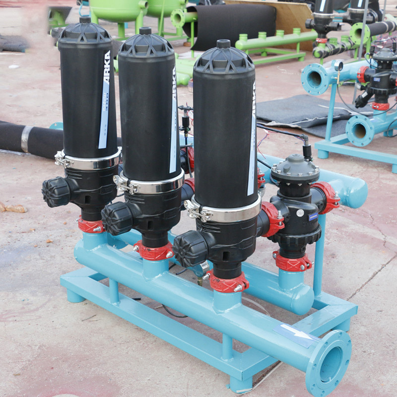 热销全自动农业灌溉反冲洗叠片过滤器农用园林碟片式过滤器