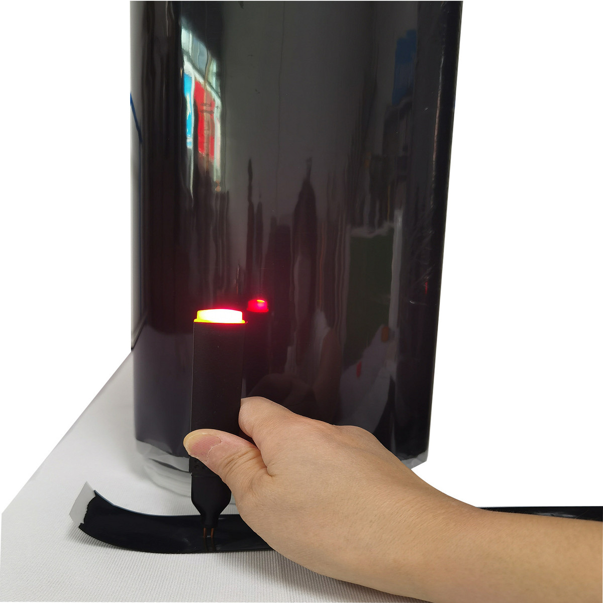 0.2mm电极片导电硅胶贴黑色导电硅片电阻率低导电橡胶抗静电厚