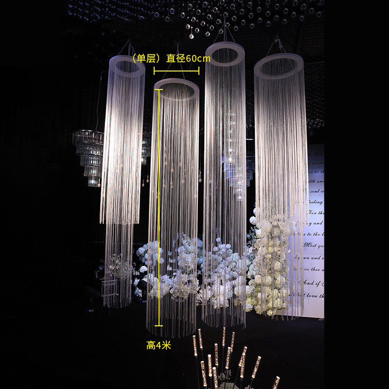 婚礼堂吊顶装饰成品婚庆流苏线帘造景背景装饰氛围感路引舞台布置,节庆用品/礼品,礼花/礼炮,淘宝优惠券,粉丝福利购,淘宝优惠卷