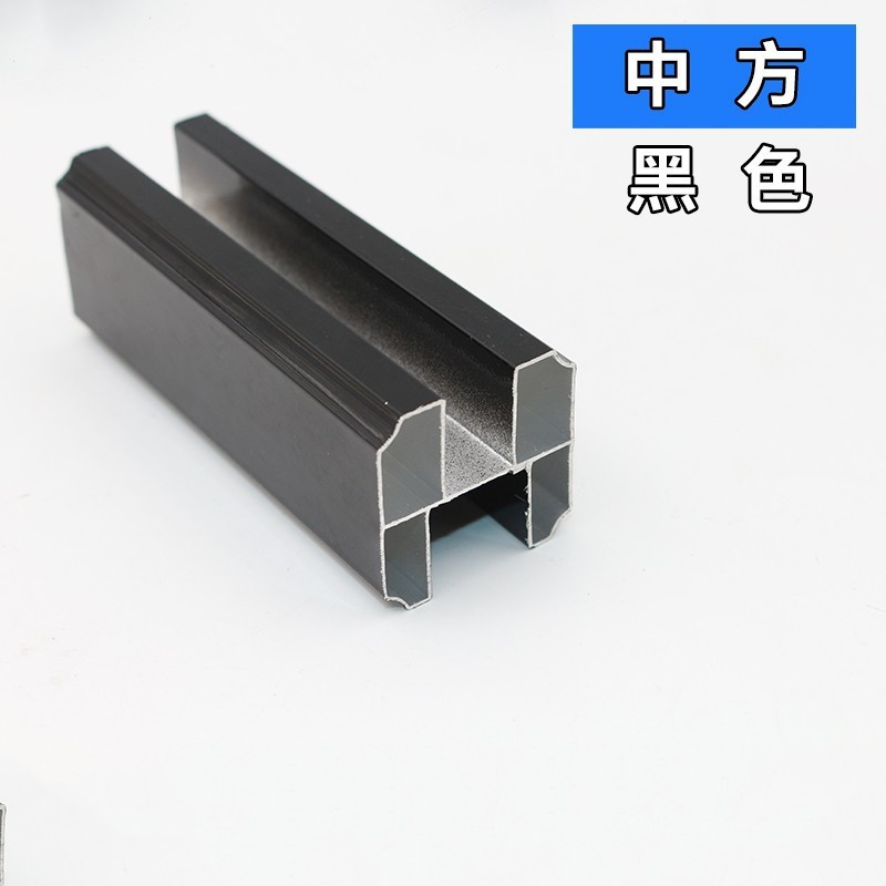 卫生间隔断小铝材公共厕所铝合金配件椭圆上横梁大h拉杆卡管压条