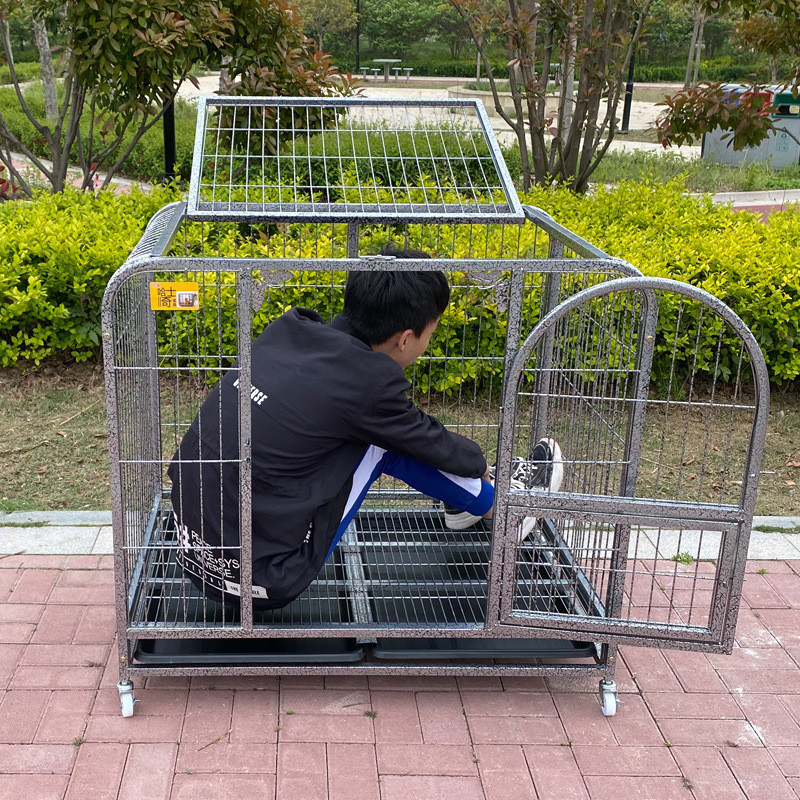 狗笼子小型犬泰迪室内猫笼带厕所中型犬柯基大型家用比熊宠物狗窝