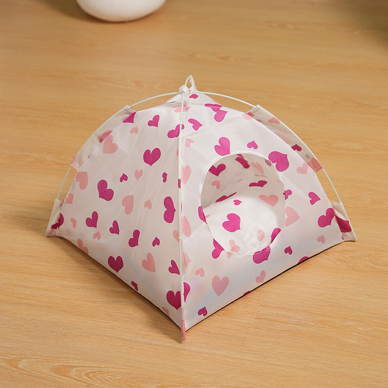 新款宠物帐篷狗窝四季通用猫咪房子猫窝夏天舒适透气帐篷厂家批发