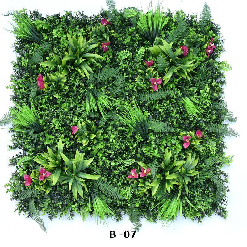 防墙面装饰塑料仿真绿植真假草坪室内外绿植花墙背景墙仿真植物墙
