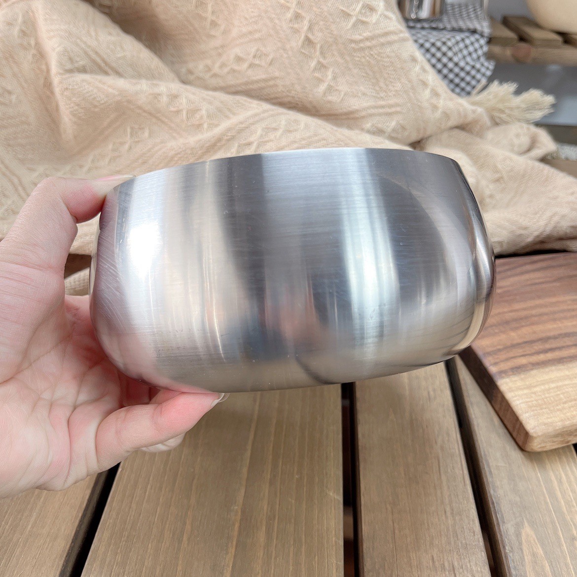 9v7t化缘系列304不锈钢碗料理家用大号泡面碗碗全钢大饭碗冷面碗