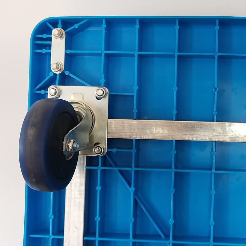 拉货车静音手推车折叠平板车超市运输定制搬运拖车小推车万向轮