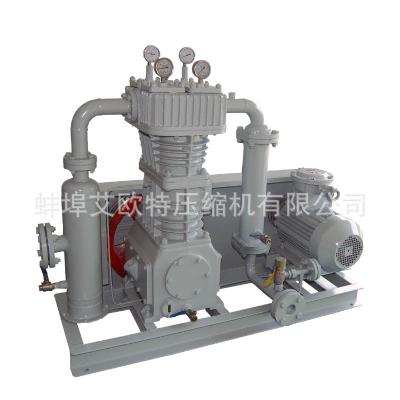 热销蚌埠艾欧特无油润滑工业用沼气增压机各类气体压缩机图片