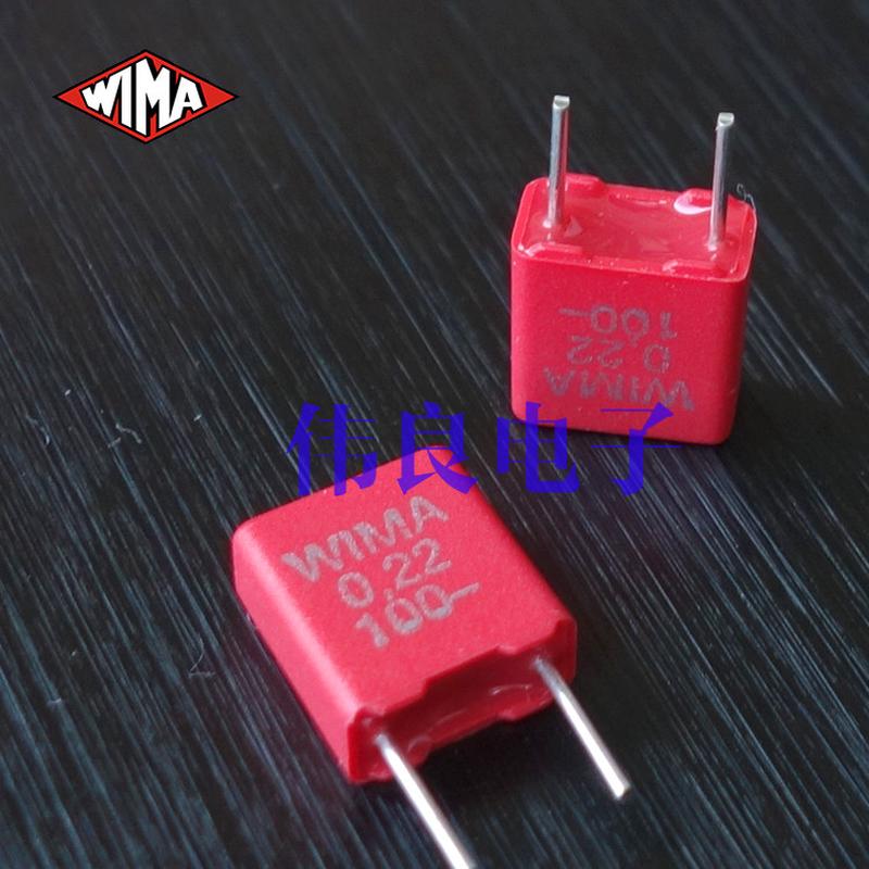 红威马 WIMA 63V 0.22uF 224 220N MKS2系列 薄膜电容 原装全新