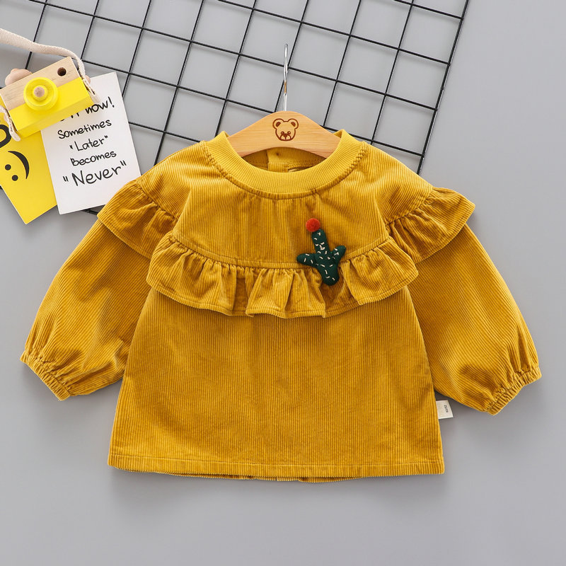 宝宝防水罩衣公主围兜婴幼儿吃饭衣画画衣男童反穿衣女孩护衣围裙