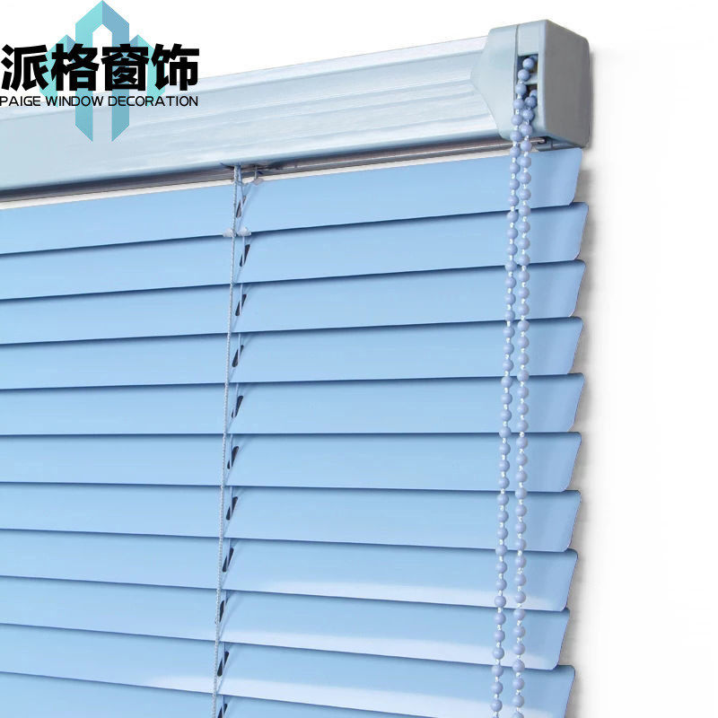 p616批发西安百叶窗帘铝合金遮光拉升降珠百叶卫生间浴室卧室办公