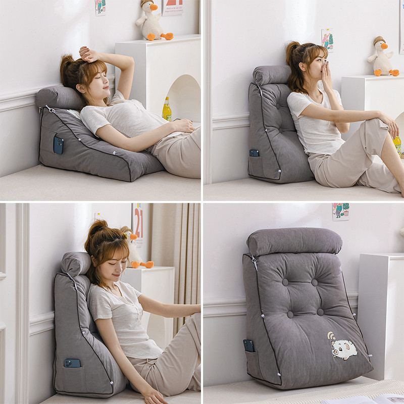 48n轻奢风沙发靠枕学生宿舍床头靠垫床上护腰读书靠背枕垫榻榻