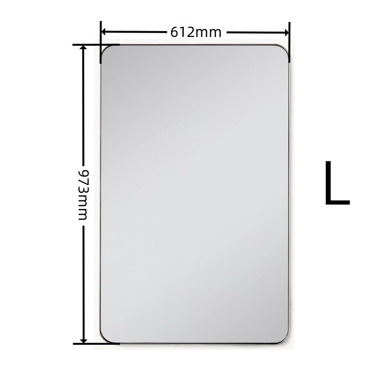 美式有框镜柜浴室镜柜不锈钢镜柜酒店卫生间镜柜民宿收纳