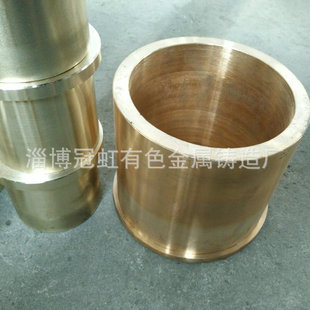 供应锡青铜套管铜套规格含油工业铝青铜铸件多轴承铜套筒轴承