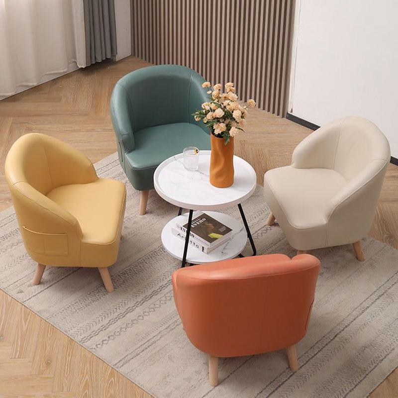 热销儿童沙发免洗科技布实木卧室阳台小户型写字画画儿童小凳子沙