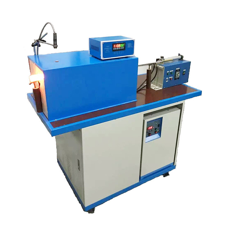 中频感应锻造炉中频棒料透热炉铜棒料连续感应加热电炉加热炉锻造