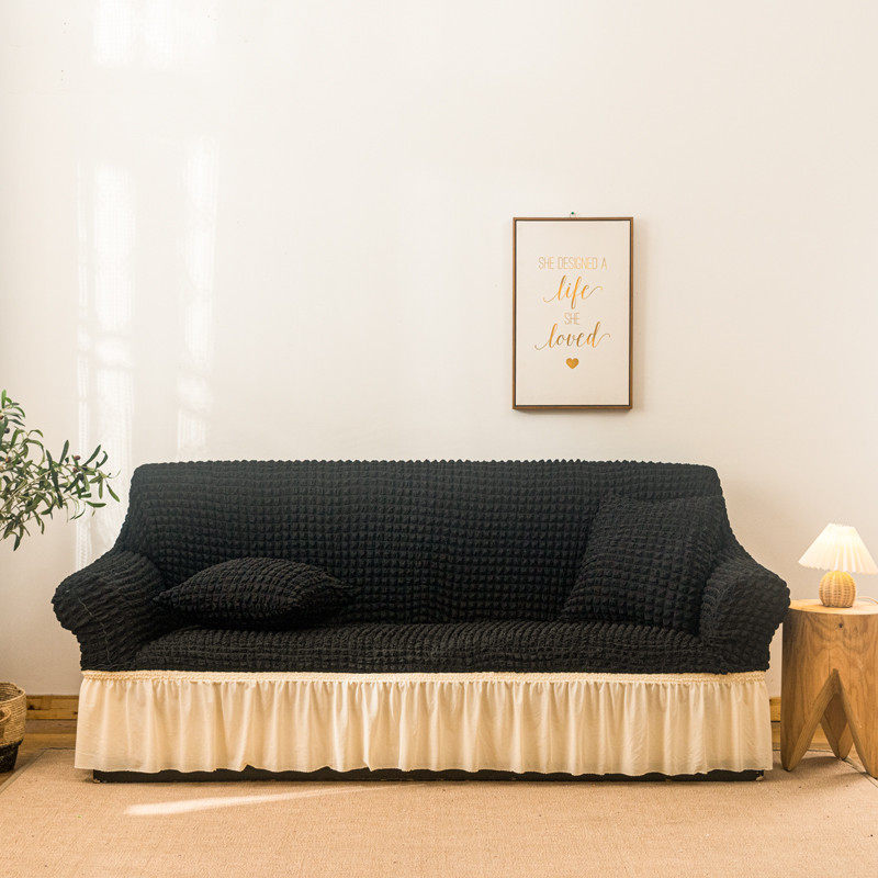 泡泡沙发套罩蕾丝裙沙发套通用卍能布全包沙发垫巾双三人四季,居家布艺,沙发垫,淘宝优惠券,粉丝福利购,淘宝优惠卷