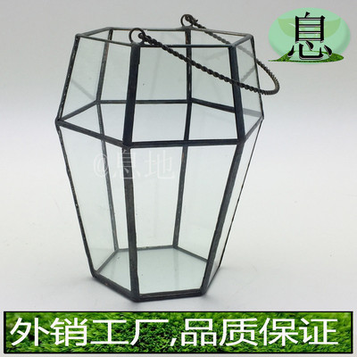 26001a包邮!工厂玻璃微景观几何多肉植物玻璃花房多肉直销花房