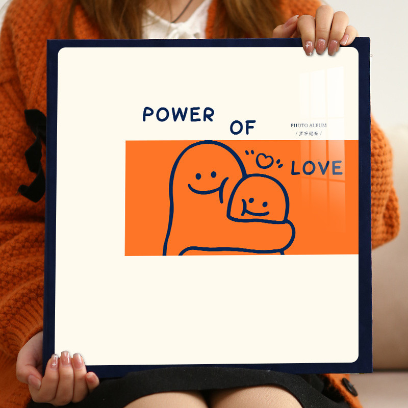 单页插页式家庭宝宝情侣纪念册5寸6寸7照片收纳影集相册本大容量