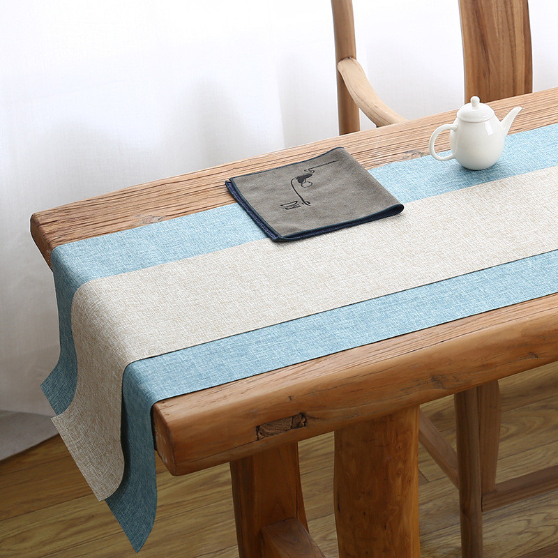 棉麻麻布茶垫防水茶布茶台布艺茶桌布茶道茶席中国风桌旗中式禅意