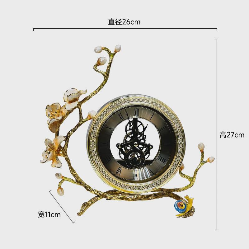 美式复古铁艺简约齿轮欧式金属挂钟钟表家用客厅装饰创意时钟