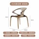 c窓1设计师亚克力餐椅家用带扶手透明椅子北欧水晶椅ins塑料休闲