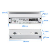 厂家直璃门电锁五线带灯无框电插锁玻璃锁质保两年