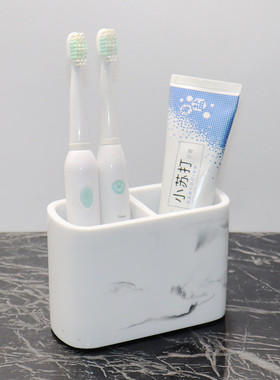 p616欧式盒置物木梳架牙膏筒洗漱牙具多功能收纳卫生间牙刷牙刷架