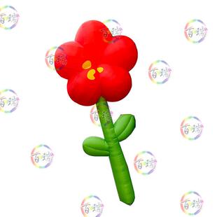 充气春天花朵气模露营商场美陈气模发光悬挂花卉美陈花卉装饰气模