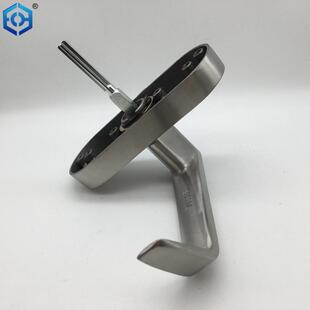 不锈钢砂光防火门锁面板执手锁消防通道锁推杆带把手外向逃生锁
