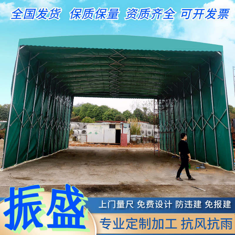 江苏篷篮球场大型电动伸缩推拉雨棚过道悬空移动户外可折叠活动蓬