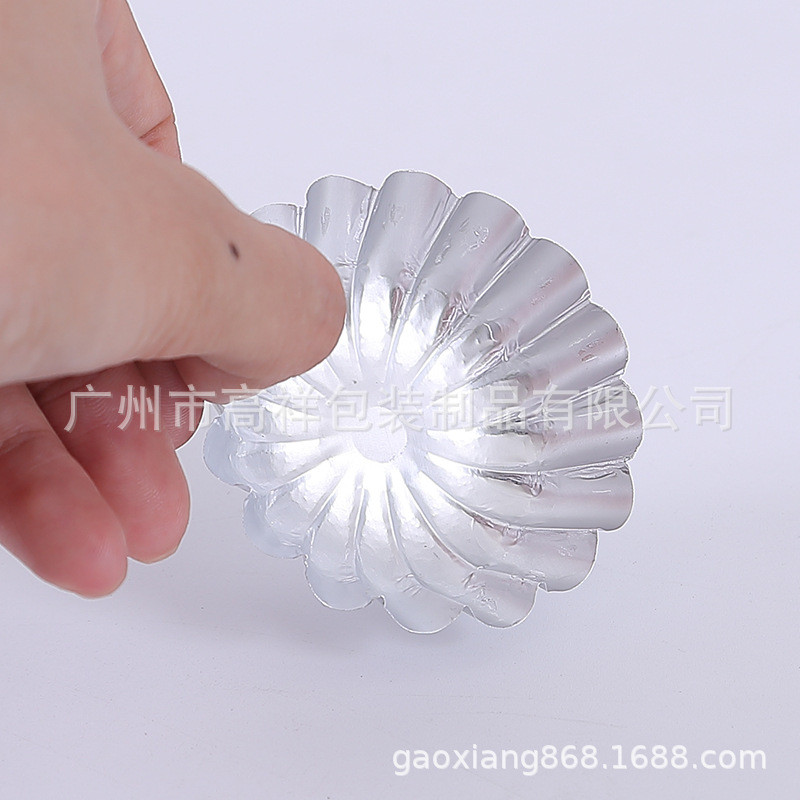 烘焙模具一次性锡纸蛋挞模具圆形菊花盏蛋挞模10000个一箱
