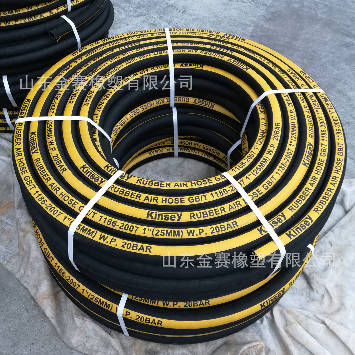 qming红黄蓝管高压压缩空气气管线编织高压风镐绿压缩风炮胶管