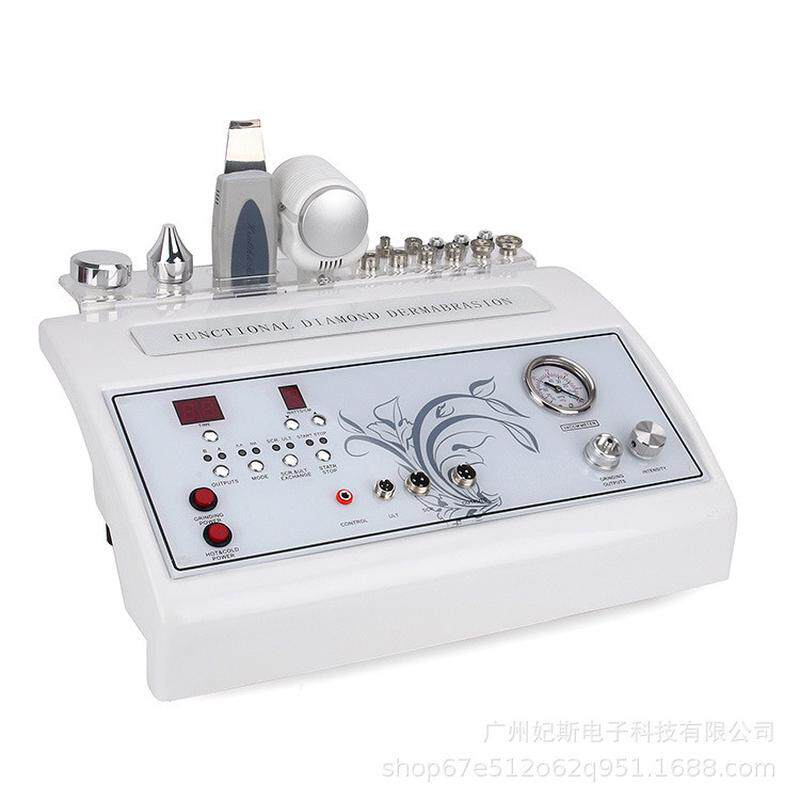 热销四合一多功能厂家皮机钻石微晶磨皮嫩肤仪手持冷热锤按摩仪铲