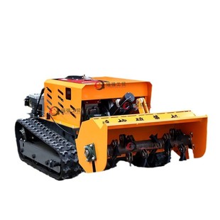 遥控碎草机公路护坡款还田机厂家批发柴油除草智能小型新款割草机