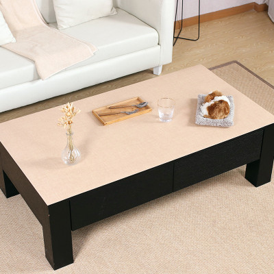 ft茶几垫实木蓝色隔热垫纯餐桌垫咖啡色客厅茶几桌布pvc防水防烫