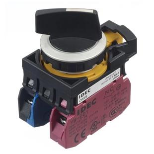 热销和泉idec三位自cw4s-3e11n1双边旋钮锁三档选择开关