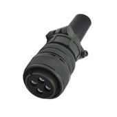 热销5015航空插头MS3106A22 22S直头弯头螺纹锁紧4芯防水连接器