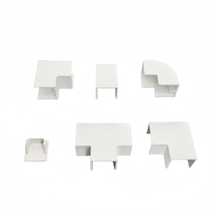 安仕外贸阻燃pvc明线线槽电线方形线槽白色塑料线槽明装隐形线