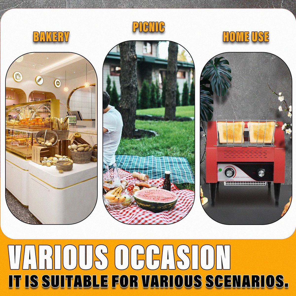 热销链式多士炉全自动商用烤面包机酒店用自助餐烤吐司机器快速多