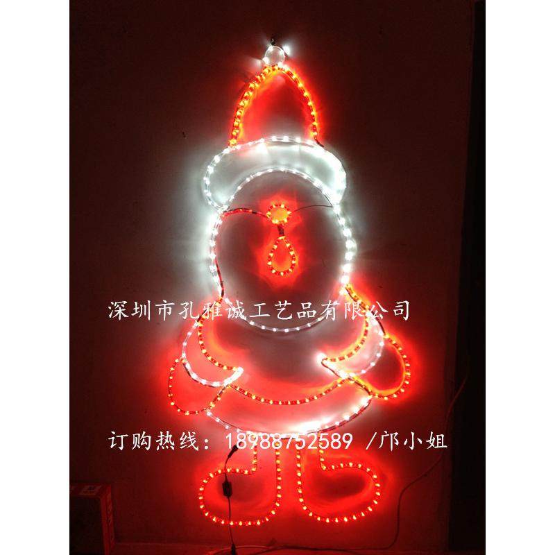 热销圣诞老人灯画圣诞平面酒店圣诞灯展节日灯饰装饰商场圣诞布置,节庆用品/礼品,圣诞装饰品,淘宝优惠券,粉丝福利购,淘宝优惠卷
