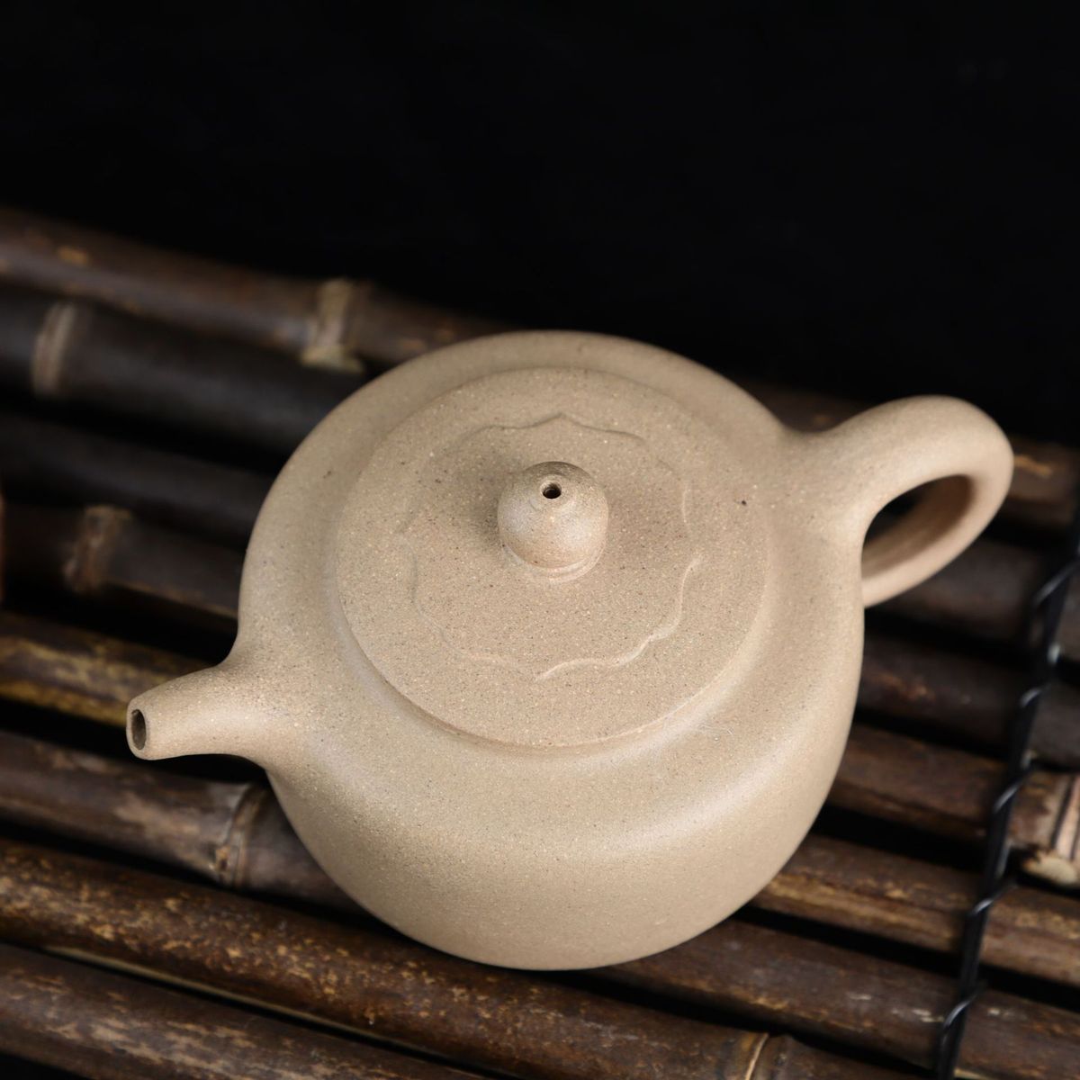 纯手工周盘壶原矿紫砂壶青灰厂家七孔茶壶泥紫砂壶批发量大价优