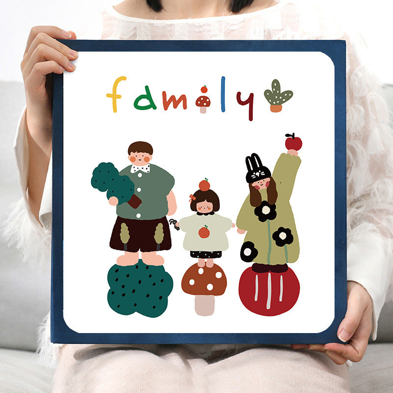 戟晔戟晔相册本纪念册手工制作宝宝成长粘贴家庭版大容量diy6寸拍