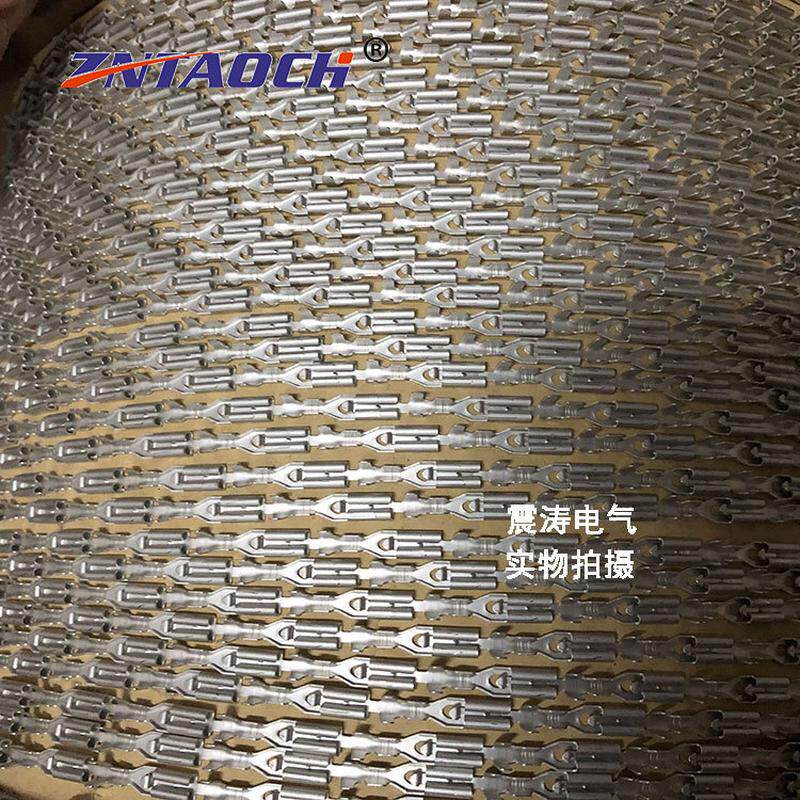 热销2.8插簧带锁直连带非标插0.8厚110锁扣插直连接器接插件15000