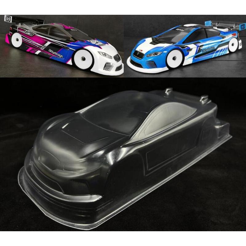 RC 1/10平跑车壳Mini M车壳 JP8 透明PC车壳210mm Tamiya  M210