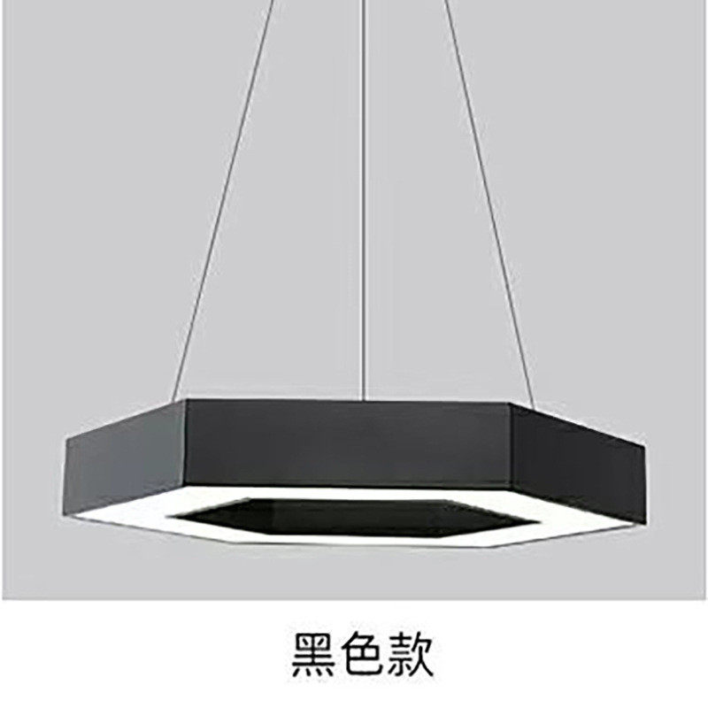 吊线灯六边形蜂窝造型店办公灯健身房商超创意随意拼接洗车led灯